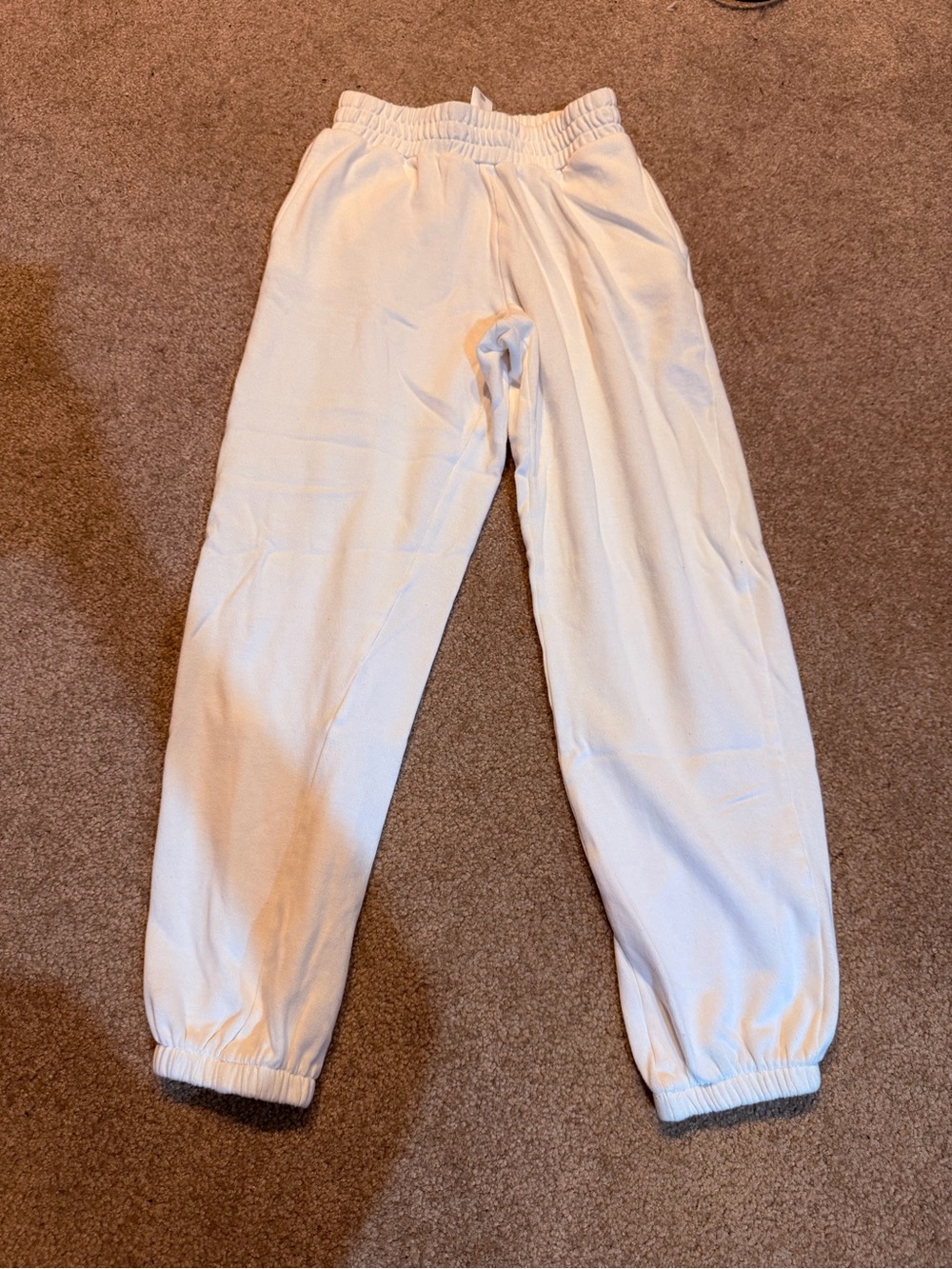 Abound White Elastic-Waist Women’s Sweatpants